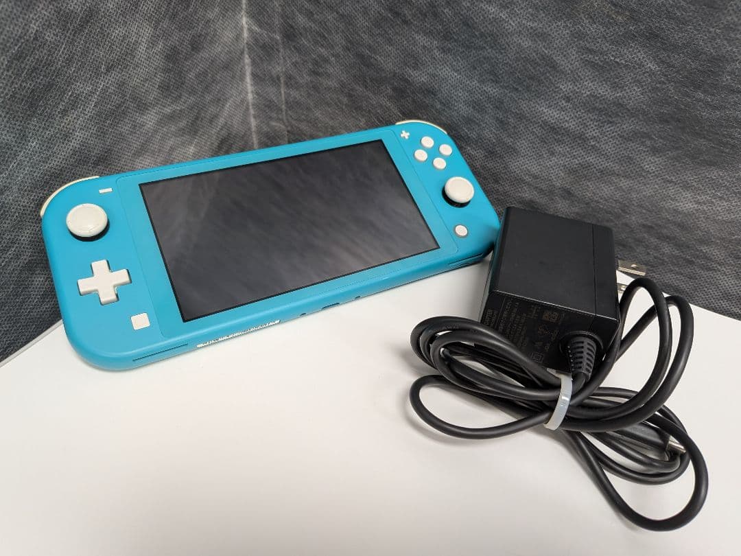 Switch Lite ターコイズ 本体 ACアダプター付 ジャンクNintendo Switch;整体状态不佳