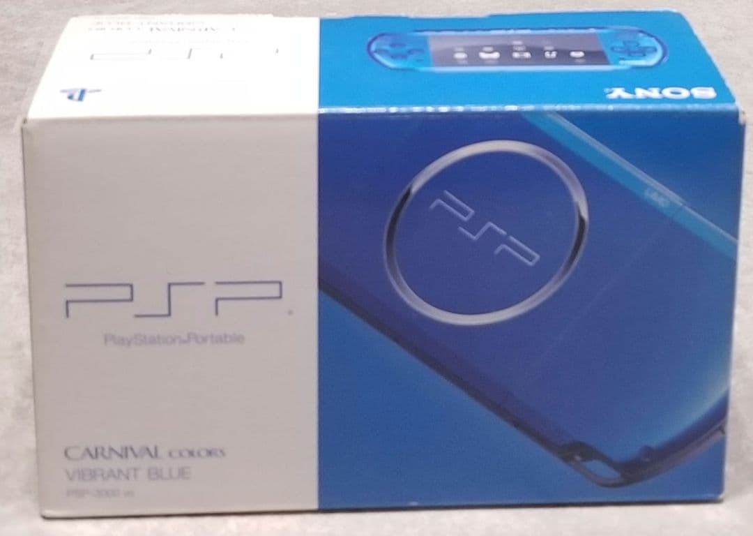 【新品未使用】PSP PSP3000 バイブラント ブルー　オマケ付きPlayStation Portable;未使用