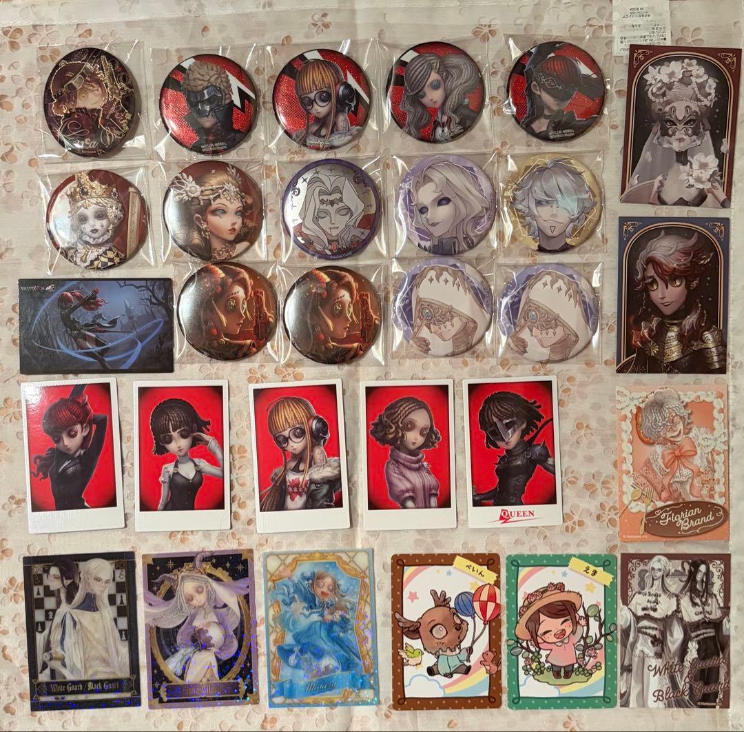 第5人格 缶バッジ カード 第五人格幼稚園 ペルソナ5 タロット風カード まとめ