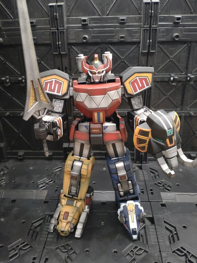 ミニプラブラック大獣神　全塗装品　グラデーション塗装没有明显的损伤或污渍