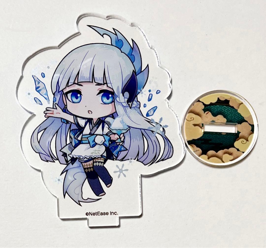 陰陽師 本格幻想RPG プリンセスカフェ アクリルスタンド 雪女接近未使用