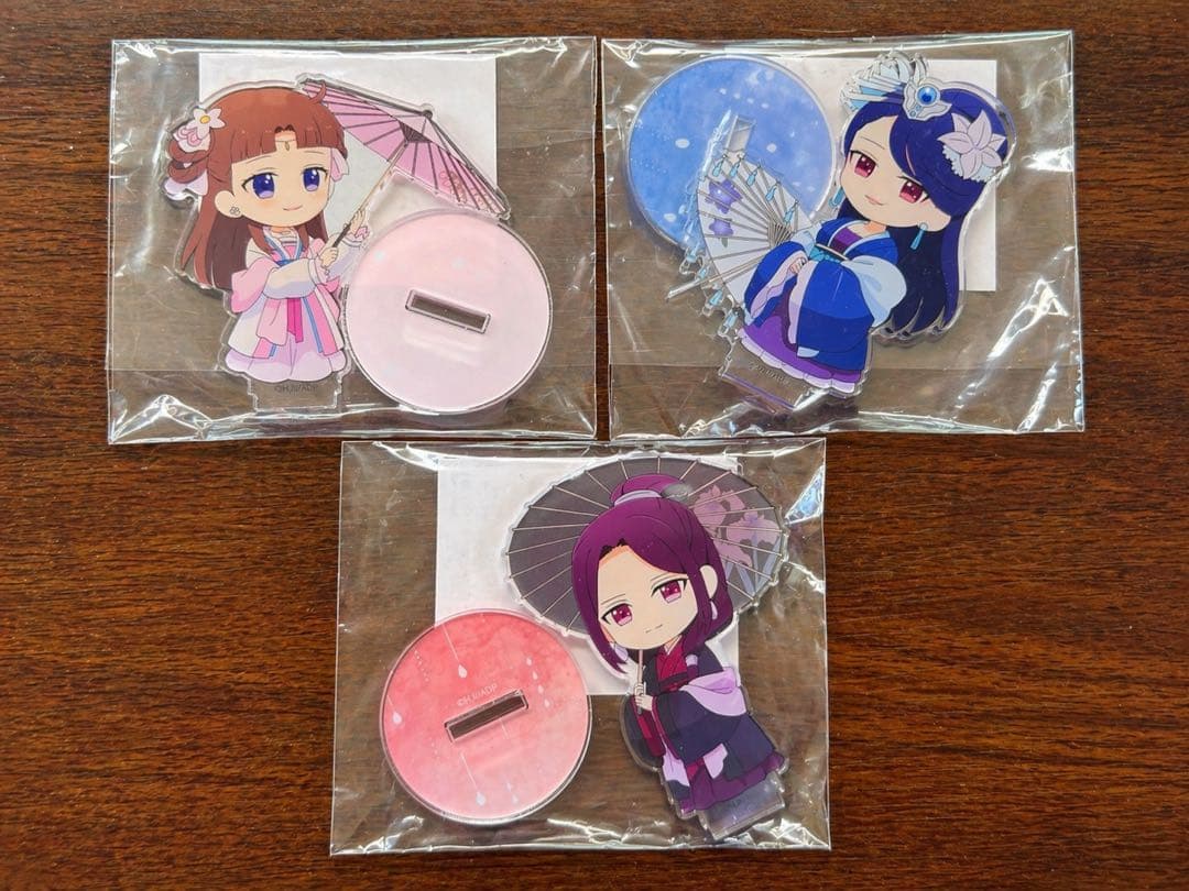 薬屋のひとりごと　Pくじ　アクリルスタンド　3点セット