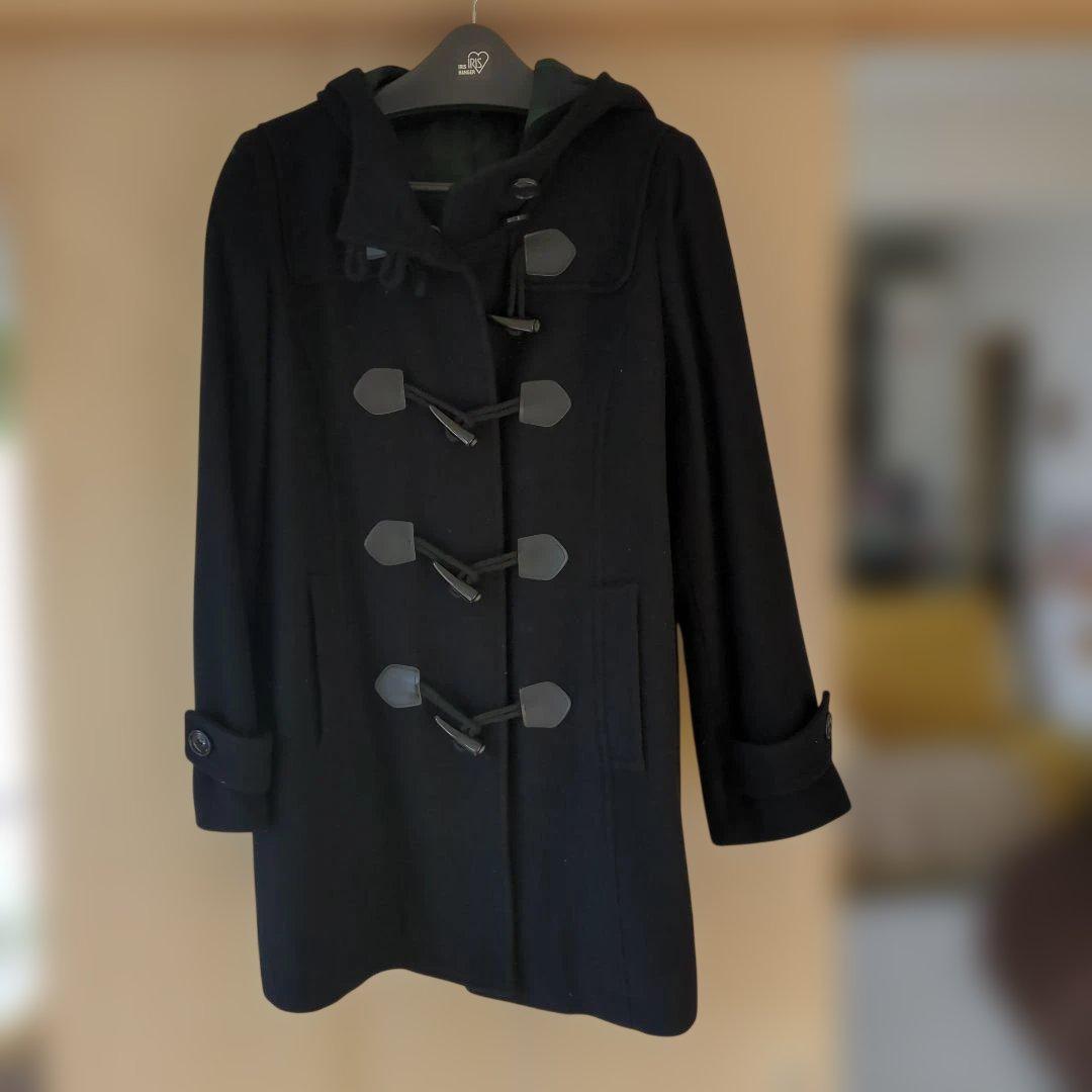 ダッフルコート　ネイビー　L有些许损伤或污渍