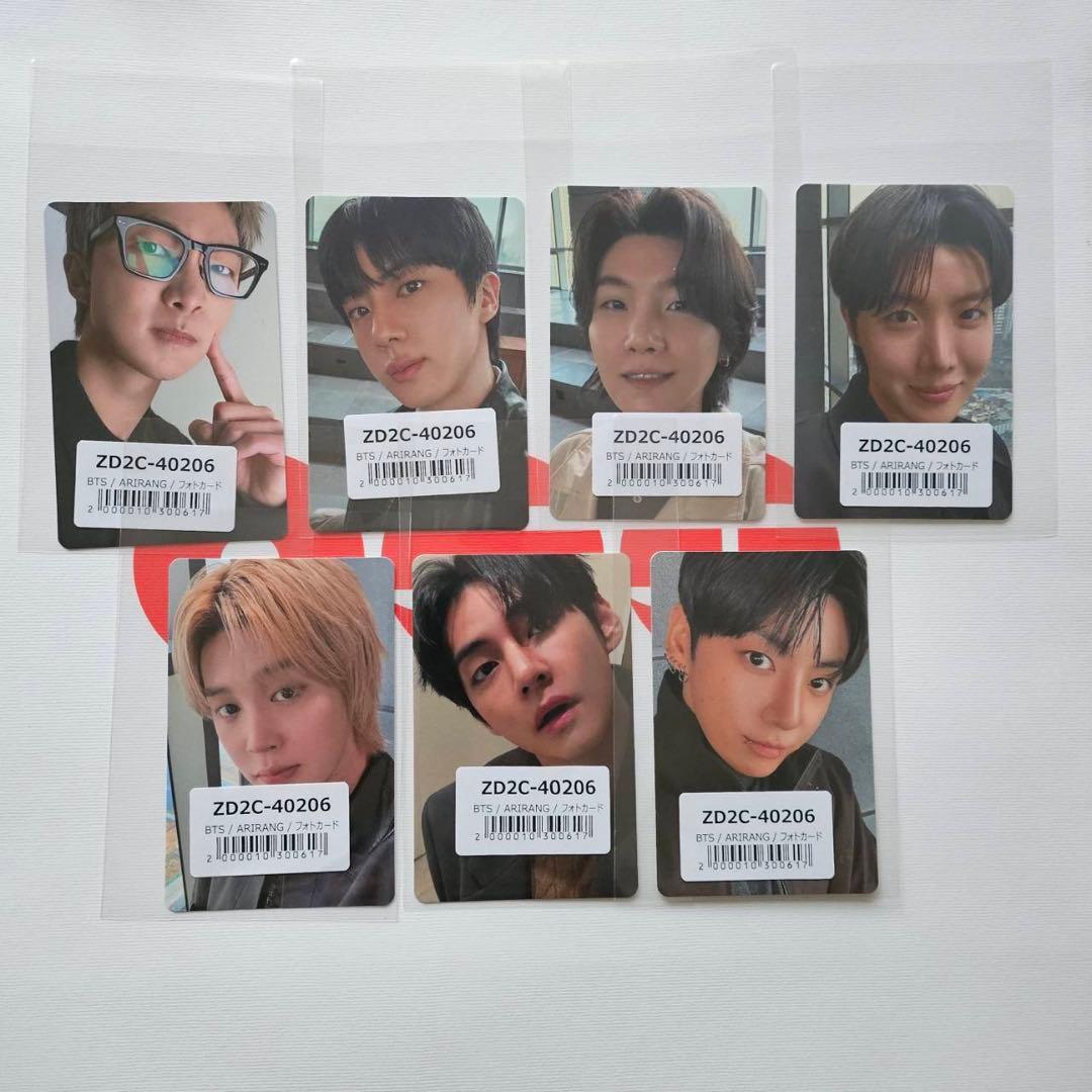コンプ ユニバ特典 BTS ARIRANG トレカ アリラン カムバ