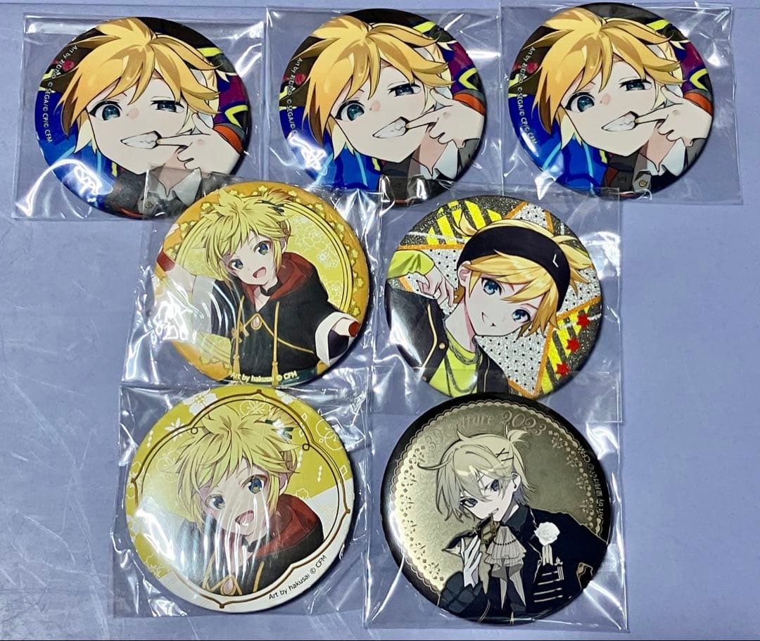 鏡音レン 缶バッジ まとめ売り
