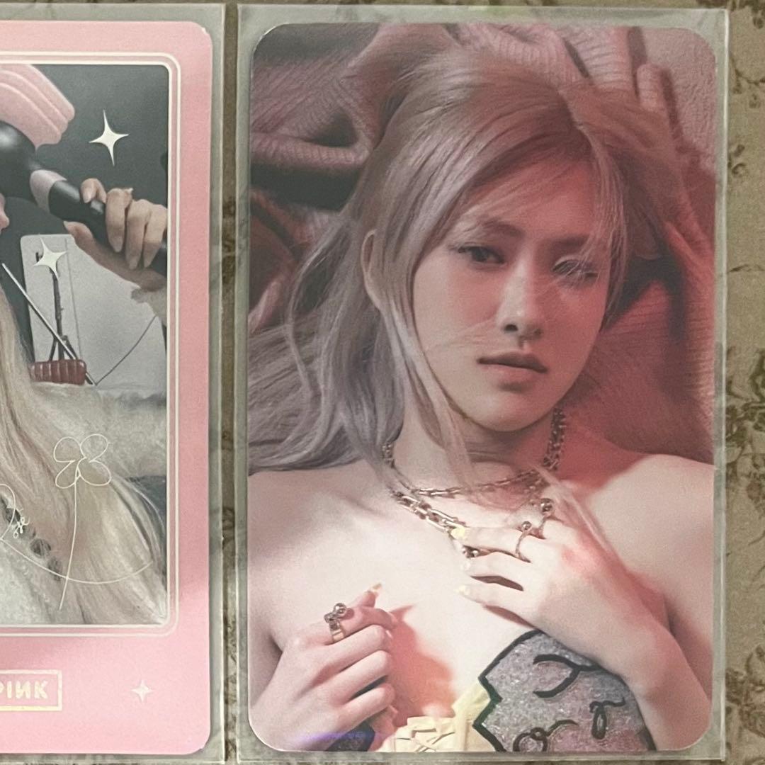 ⚠️【専用ページ】BLACK PINK ロゼ トレカ没有明显的损伤或污渍