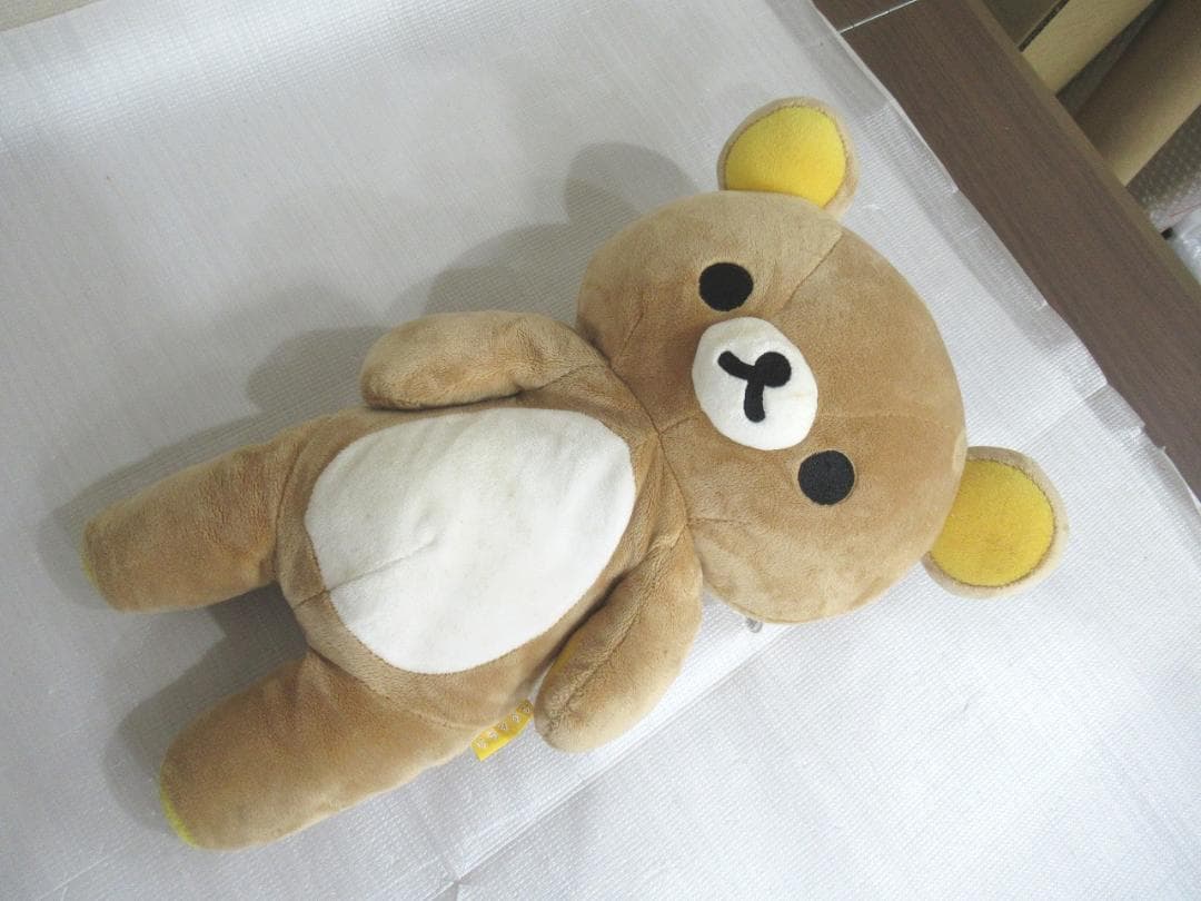 【San-X】リラックマ くったりぬいぐるみ 　全長約38㎝有些许损伤或污渍