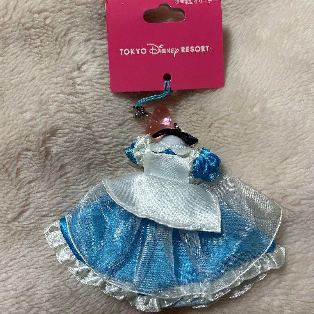 不思議の国のアリス　携帯クリーナー　ストラップ