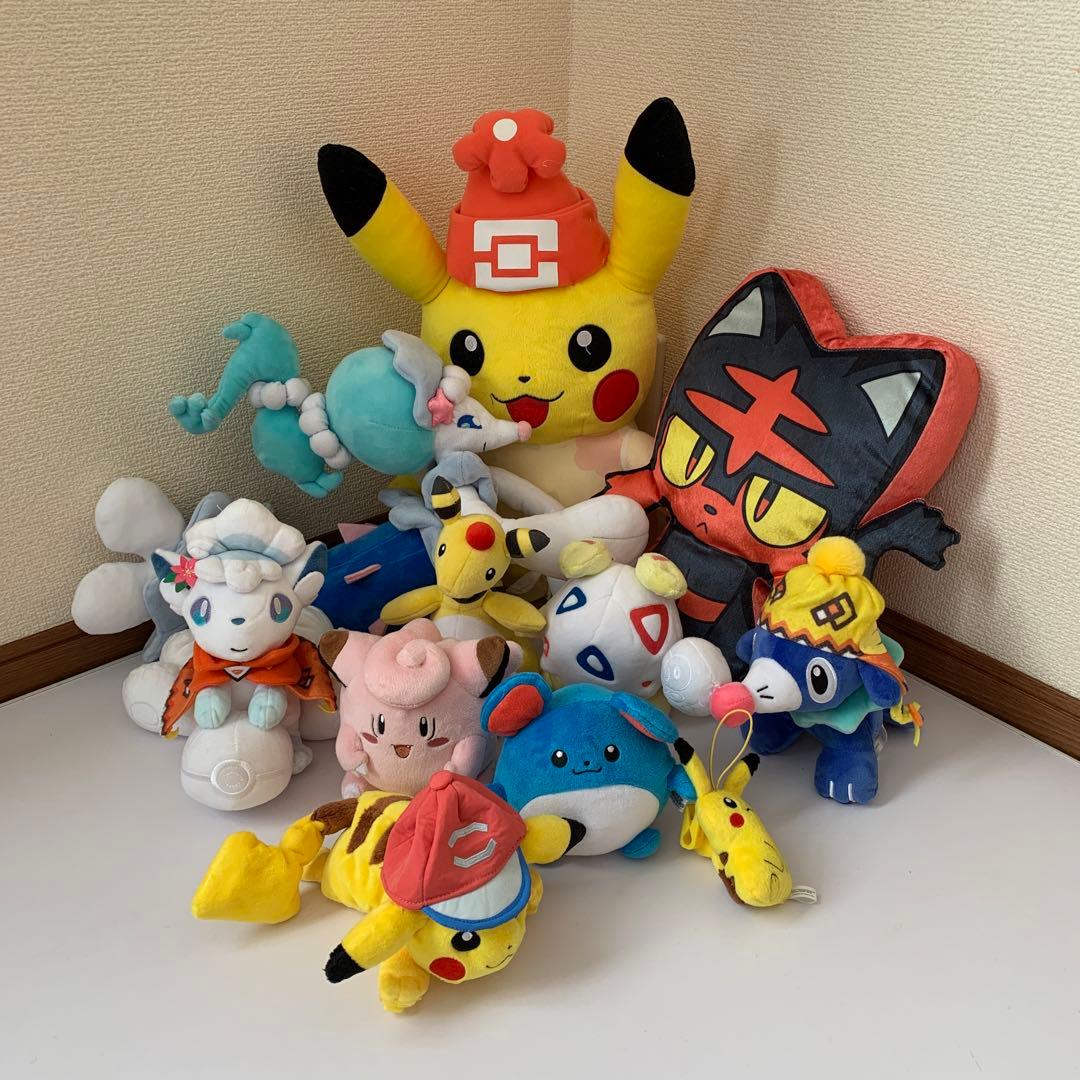 ポケモン ぬいぐるみ セット没有明显的损伤或污渍