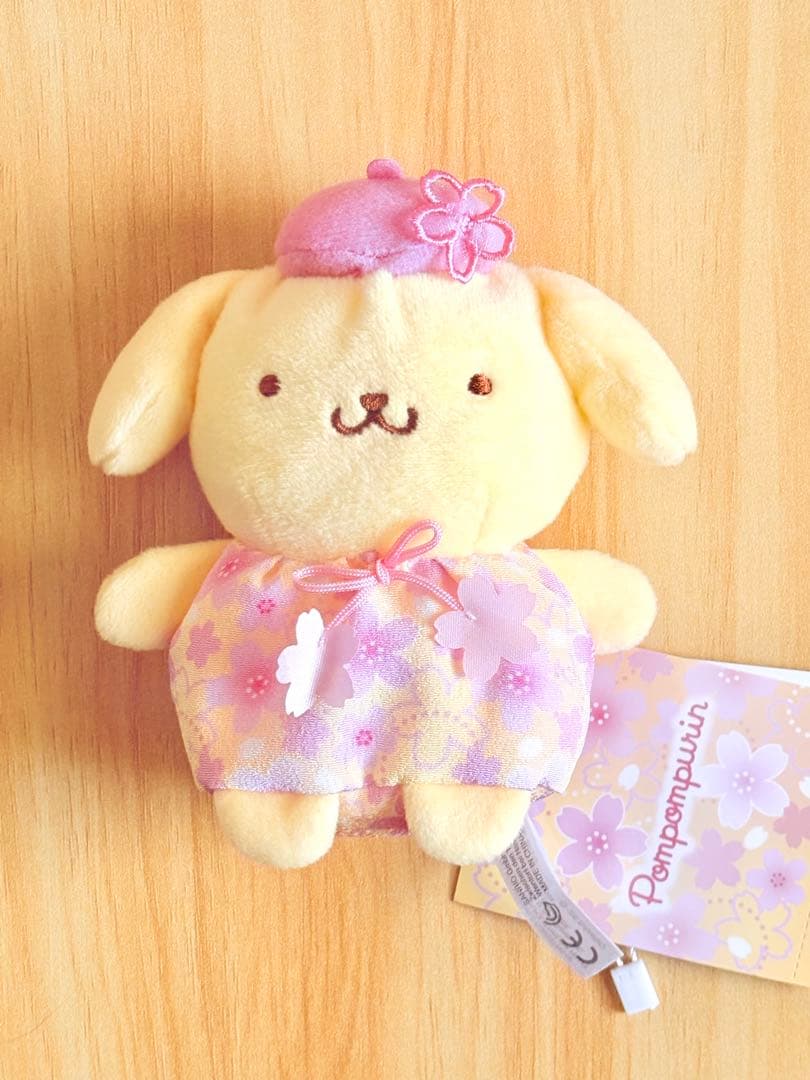 サンリオ ポムポムプリン さくらデザインシリーズ おてのりドール