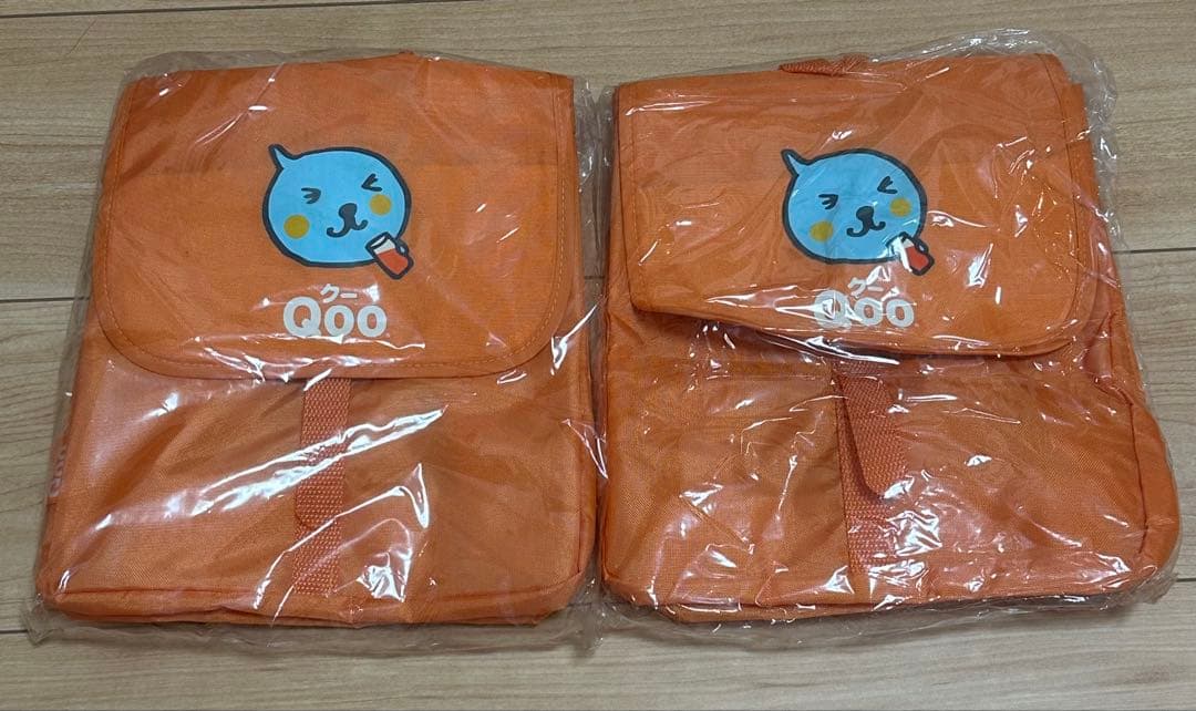 Qoo オレンジリュックサック 2個セット未使用