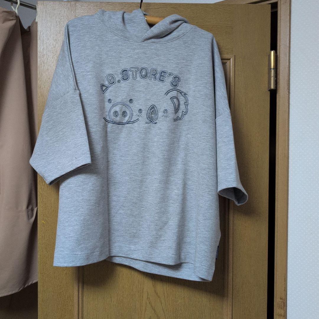 drug store's フード付きグレーTシャツdrug store's;没有明显的损伤或污渍