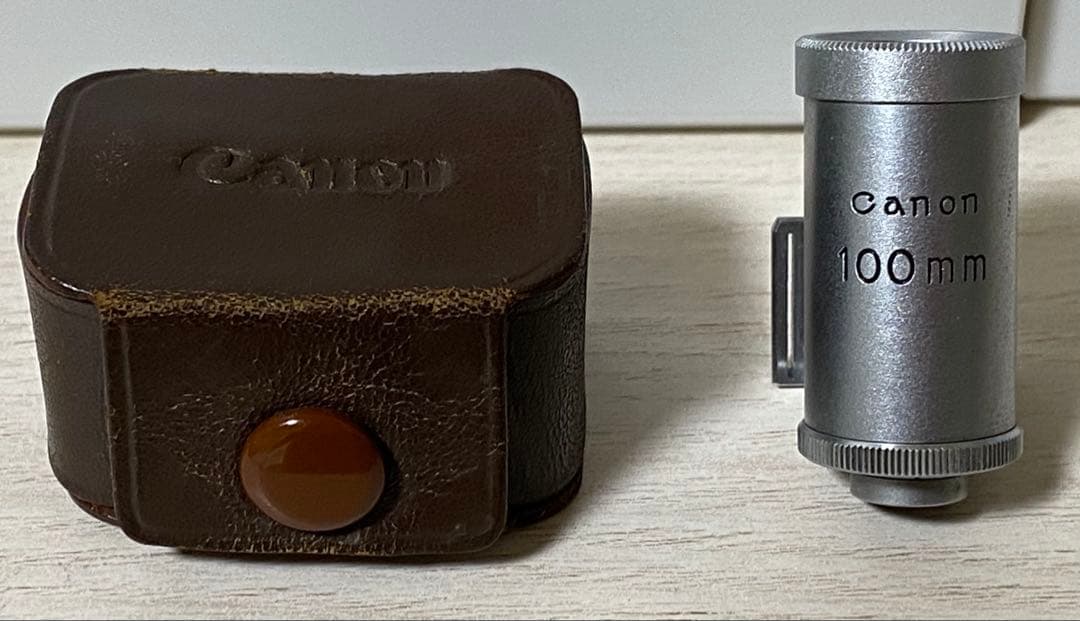CANON 100mm用 外付け　ビューファインダー　ケース付きCanon;没有明显的损伤或污渍