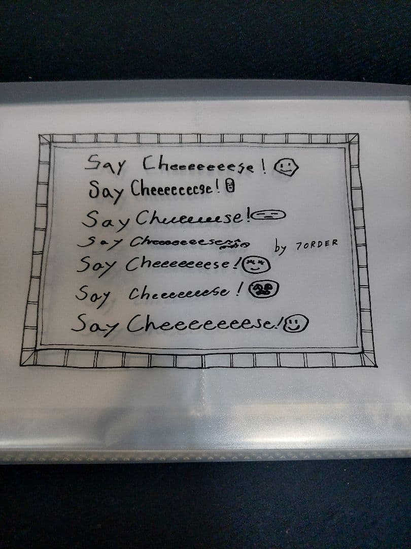 【匿名配送】７ORDER “Say Cheeeeeeese!”フォトアルバム没有明显的损伤或污渍