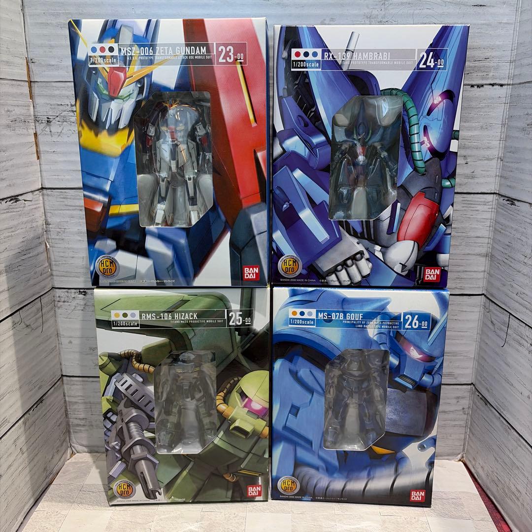 HCMproガンダム ④ゼータガンダム他4体セット新品未開封品未使用