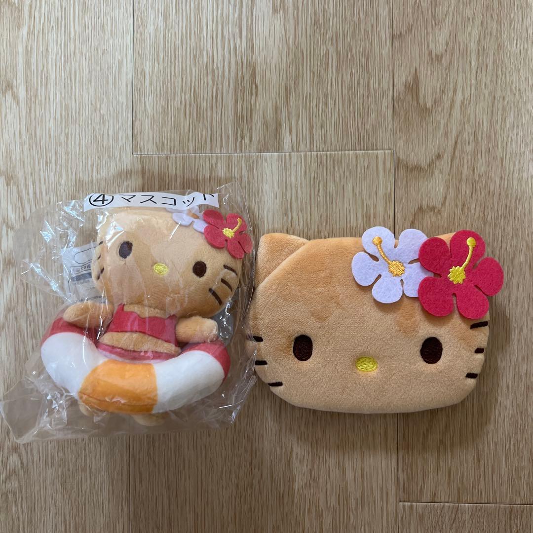 日焼けキティ　サンリオ　当たりくじ　マスコット