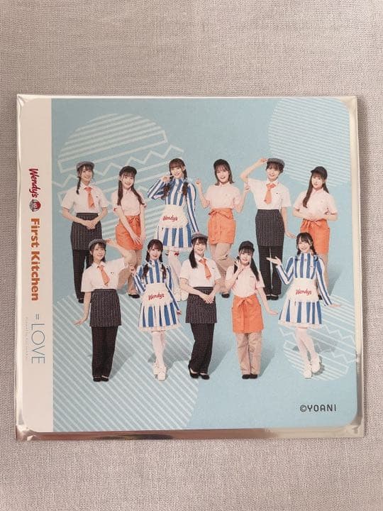 イコラブ ウェンディーズ ファーストキッチン シークレットデザイン コースター