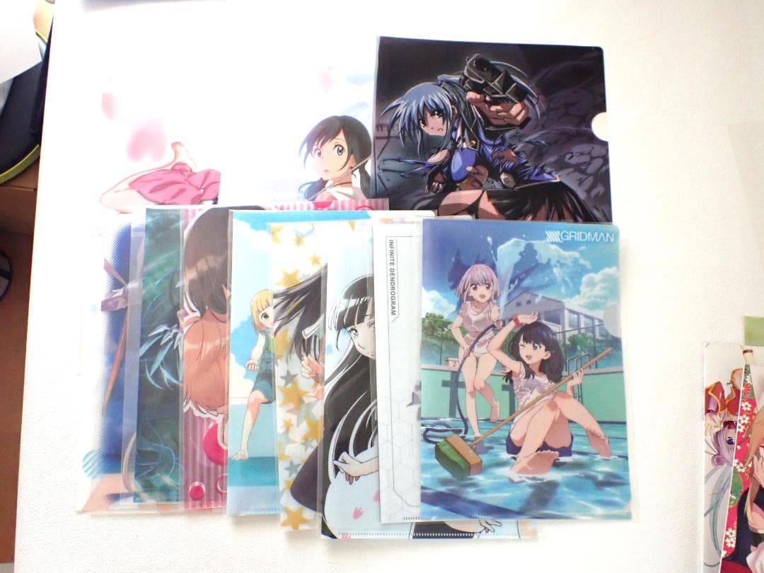 【使用感無しの美品】非売品 アニメクリアファイル まとめて接近未使用