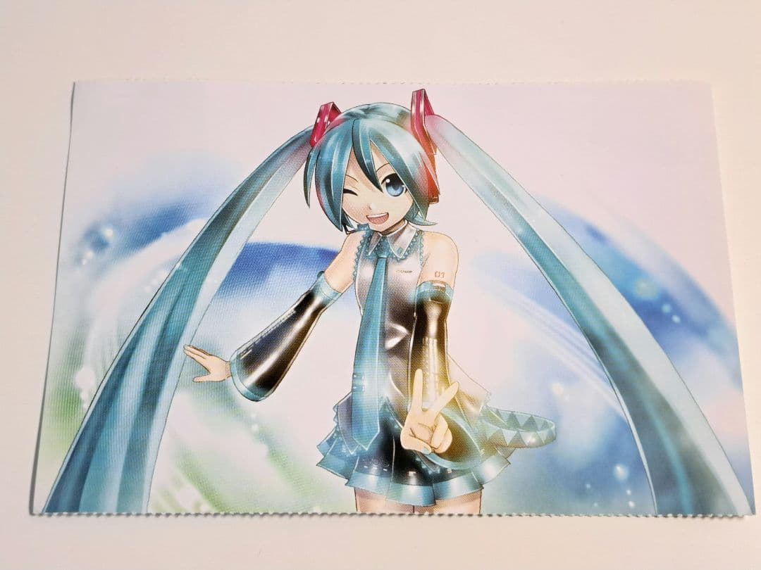 初音ミク ポストカード Art by KEI整体状态不佳