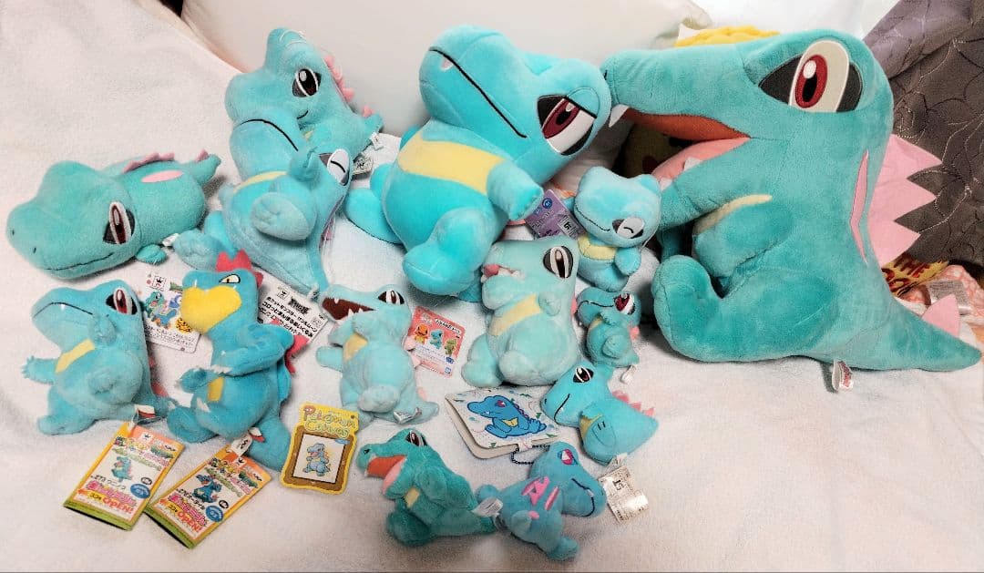 ワニノコ ぬいぐるみ まとめ売り ポケモンポケモン／ポケットモンスター;没有明显的损伤或污渍