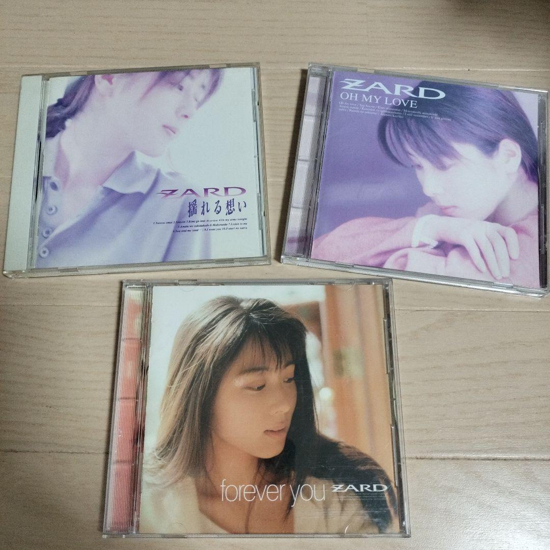 ZARD(ザード)CDアルバム3枚セット　A没有明显的损伤或污渍