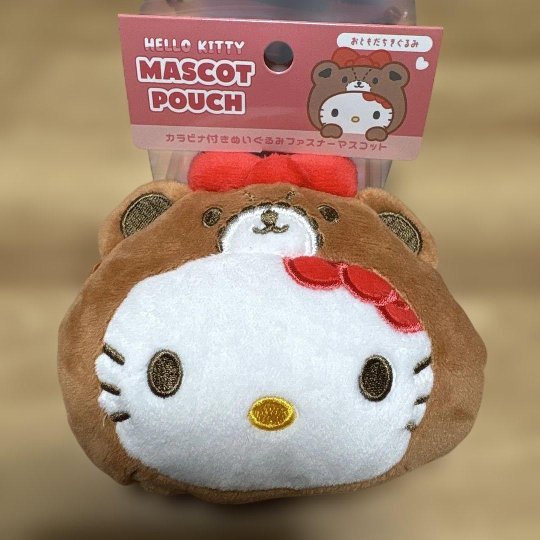 【サンリオ】カラビナ付きぬいぐるみファスナーマスコット✨ハローキティ✨