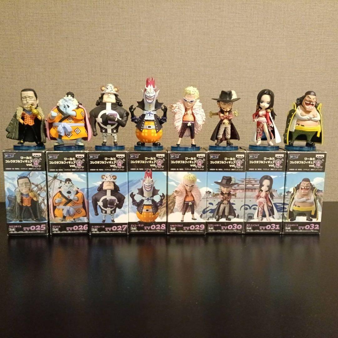 ワンピース ワールドコレクタブルフィギュア vol.4 / 8体セットONE PIECE;有些许损伤或污渍