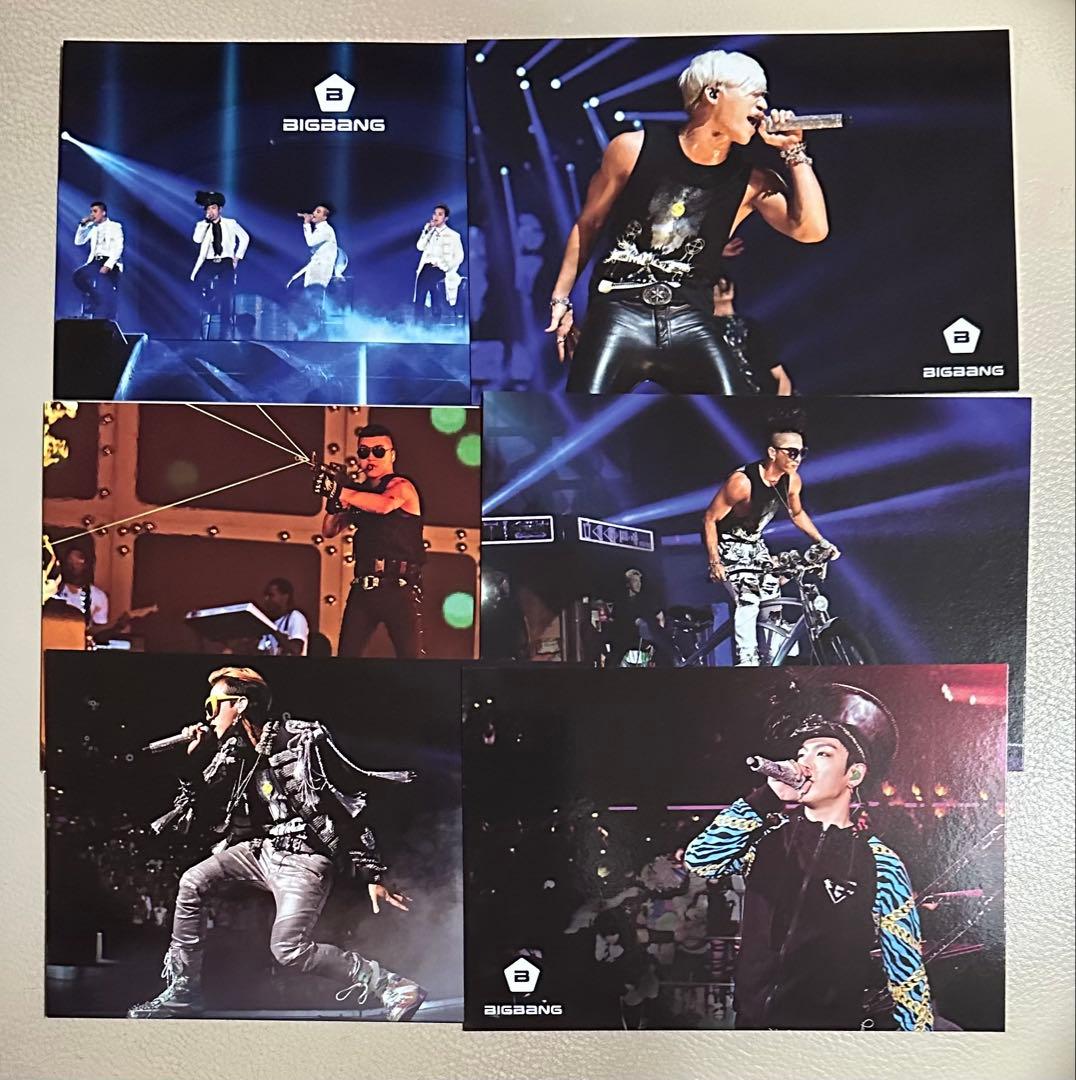 BIGBANG ALIVEツアー　日本公式グッズ　ポストカード