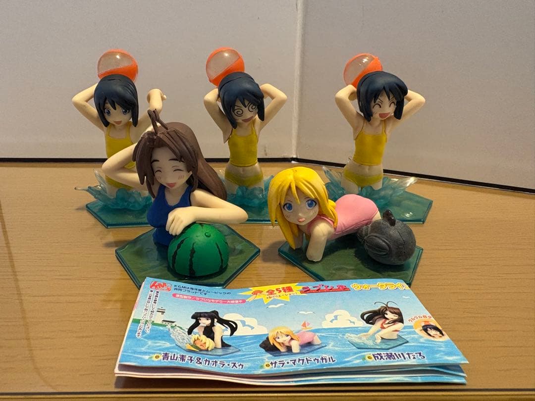 K&M ラブひな　ウォーターラインフィギュアシリーズ2 5種セット