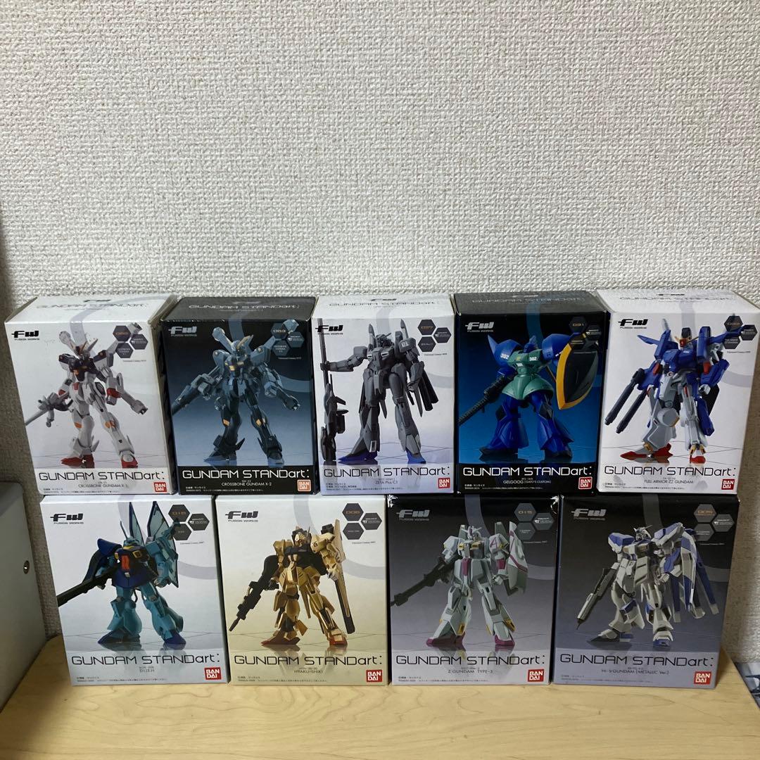 GUNDAM STANDart フィギュア 9体セットBANDAI;接近未使用