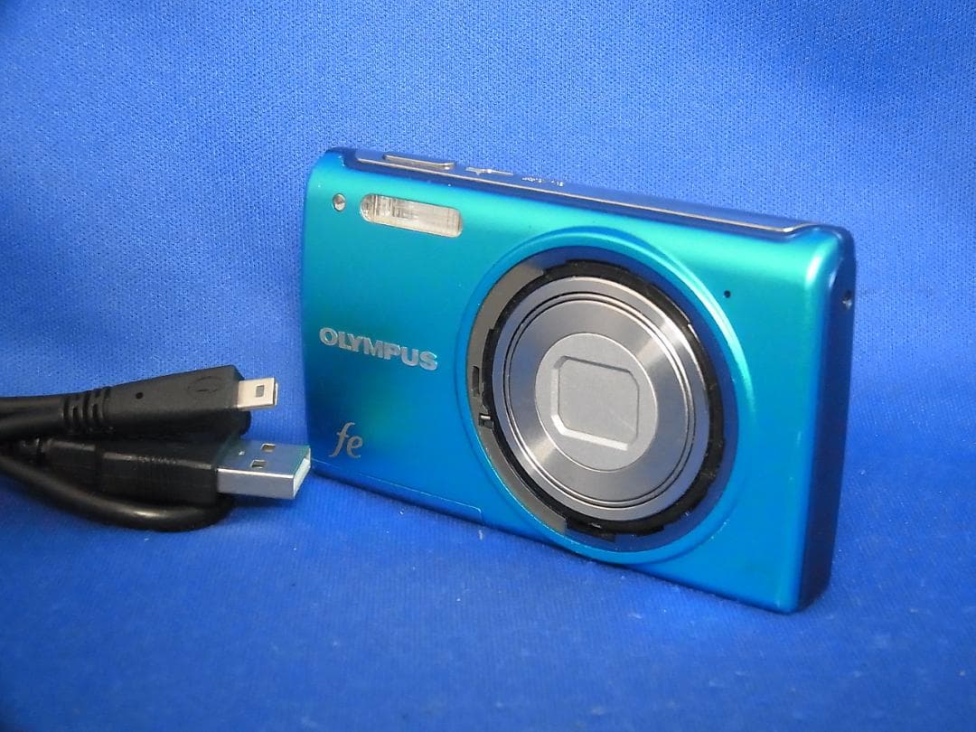 #3570 OLYMPUS FE-5050 電池・充電ケーブル・SDOLYMPUS;有损伤或污渍