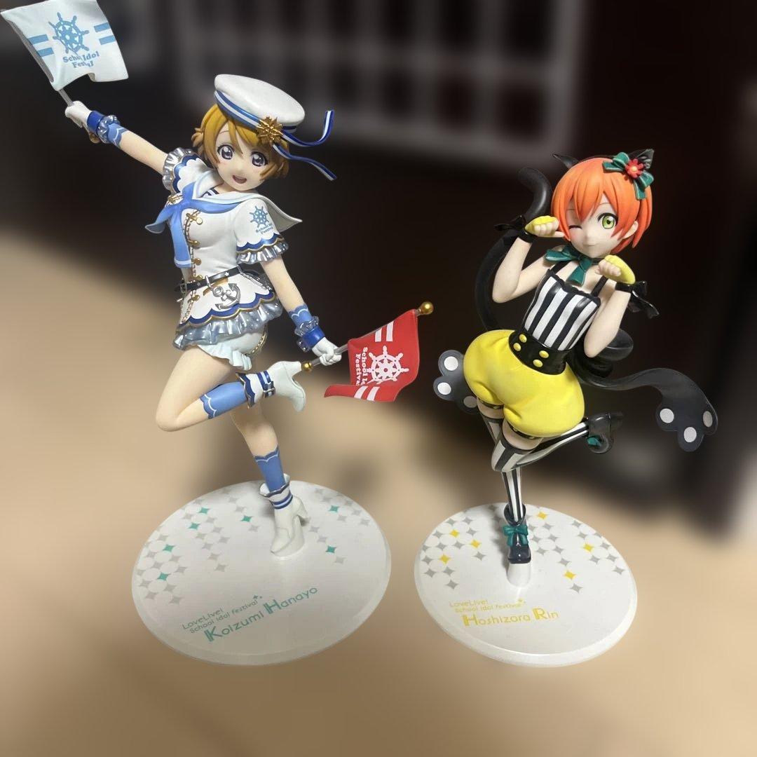アルター ラブライブ 小泉花陽 星空凛 1/7スケールフィギュア セット売りALTER;没有明显的损伤或污渍