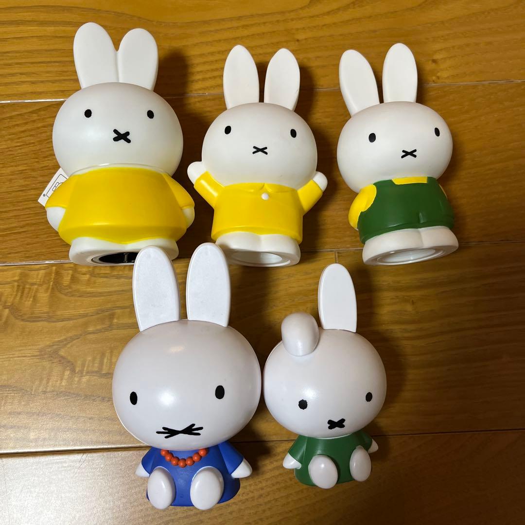 ミッフィー　貯金箱3個　ガチャガチャ　ダン　お母さん　あさひ銀行ノベルティ