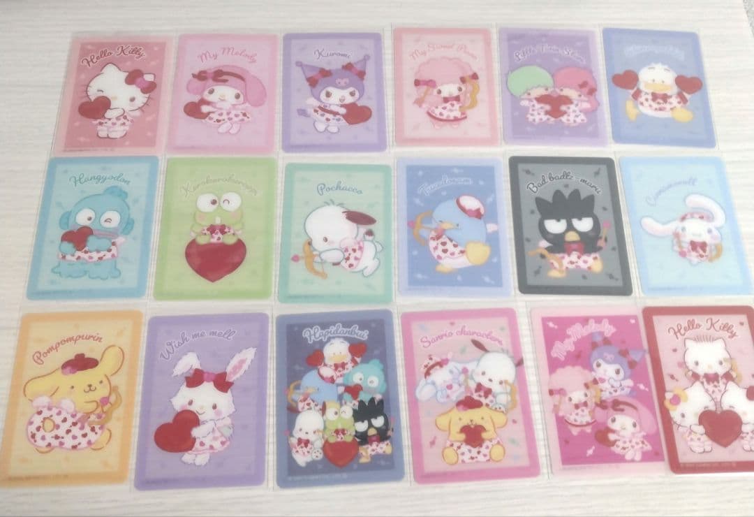 サンリオ　ウェファーチョコカード　コンプリート