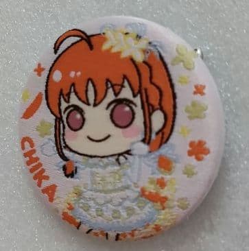 e➕ラブライブ➕　高海千歌　Thank you, FRIENDS!!　缶バッジ