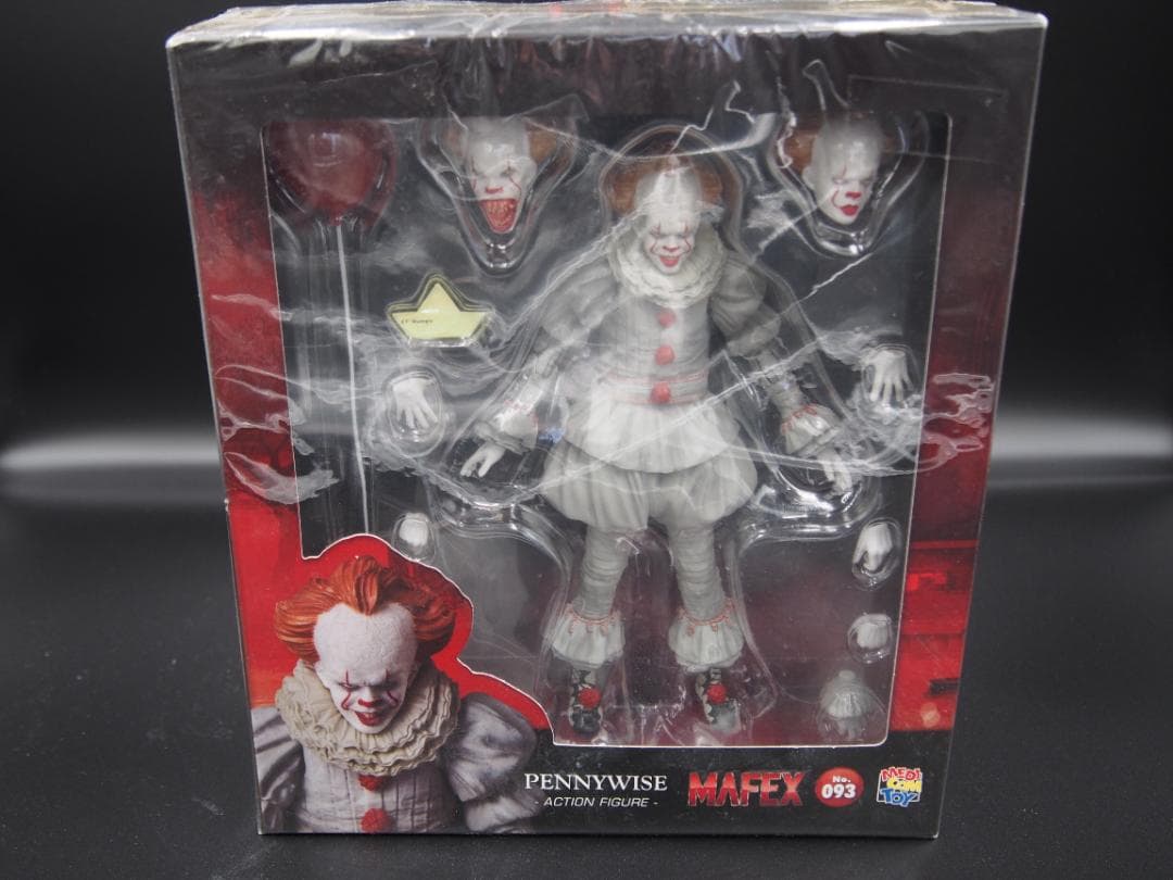 s*様 MAFEX Pennywise アクションフィギュア IT没有明显的损伤或污渍