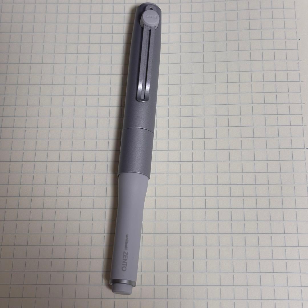 【中古】ユニボールゼントシグニチャー 0.38 シルバー有些许损伤或污渍