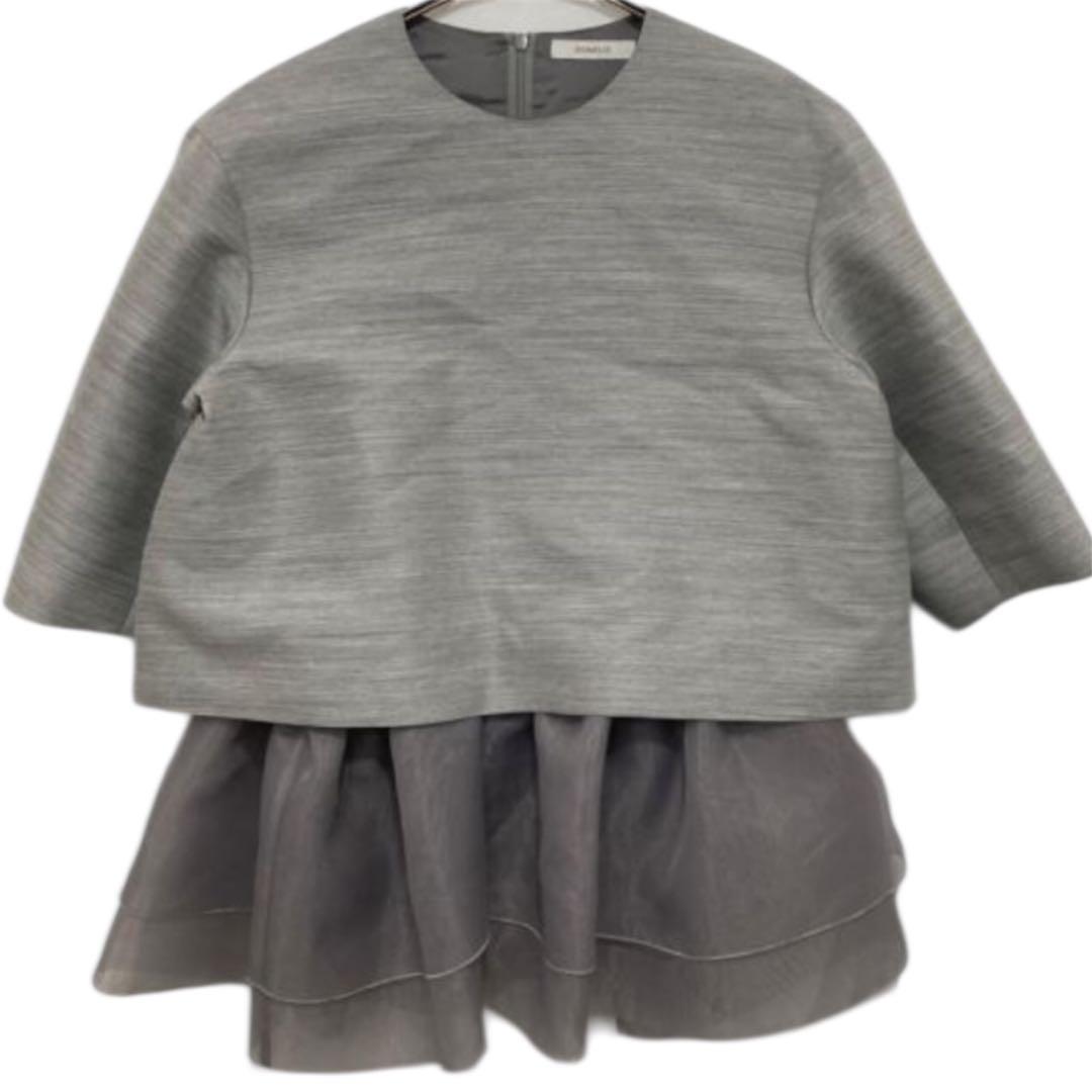 【値下げ可】DOMELLE ドメル2025AW コンビツイル　ブラウスUNITED ARROWS;没有明显的损伤或污渍