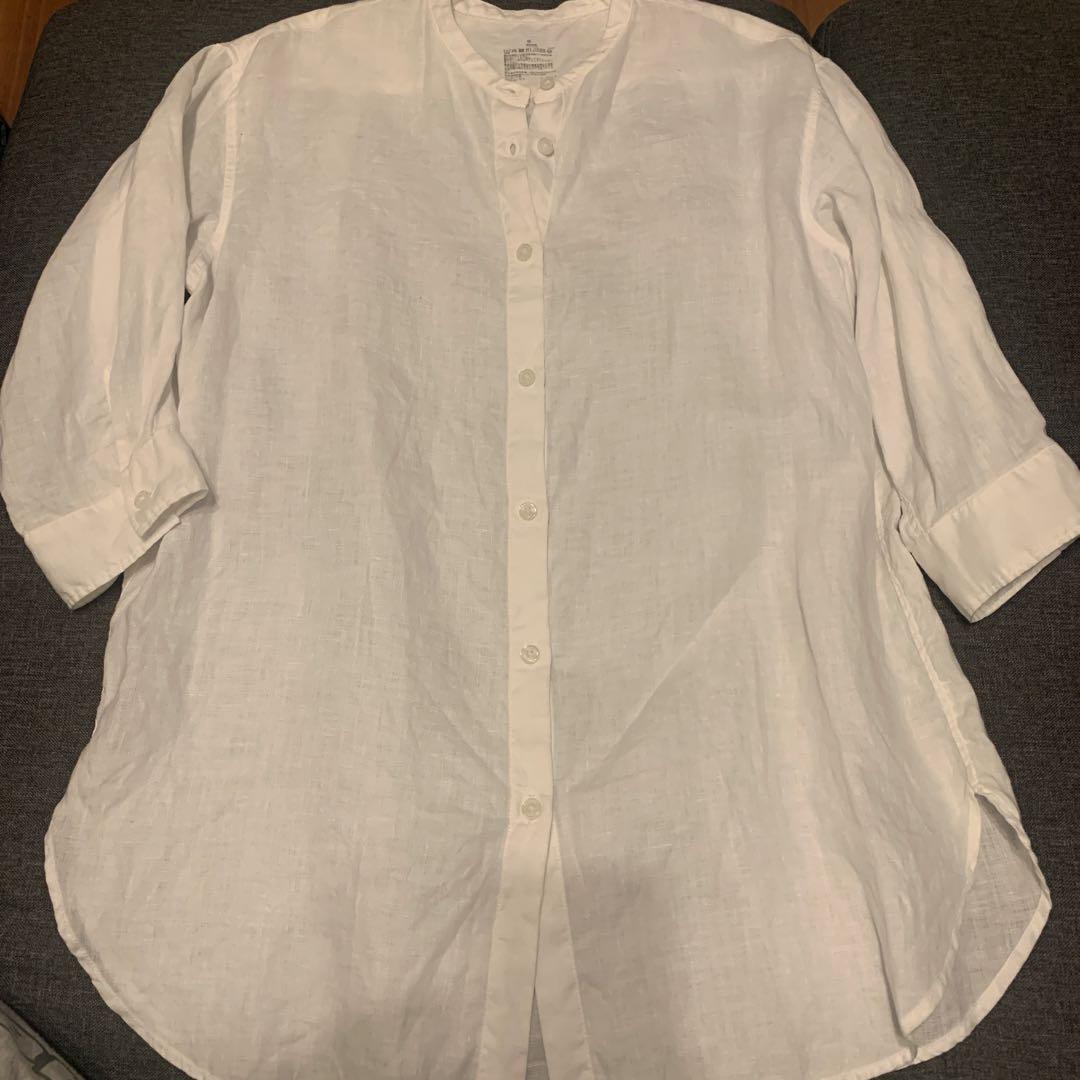 無印良品　ヘンプ　シャツ　S接近未使用