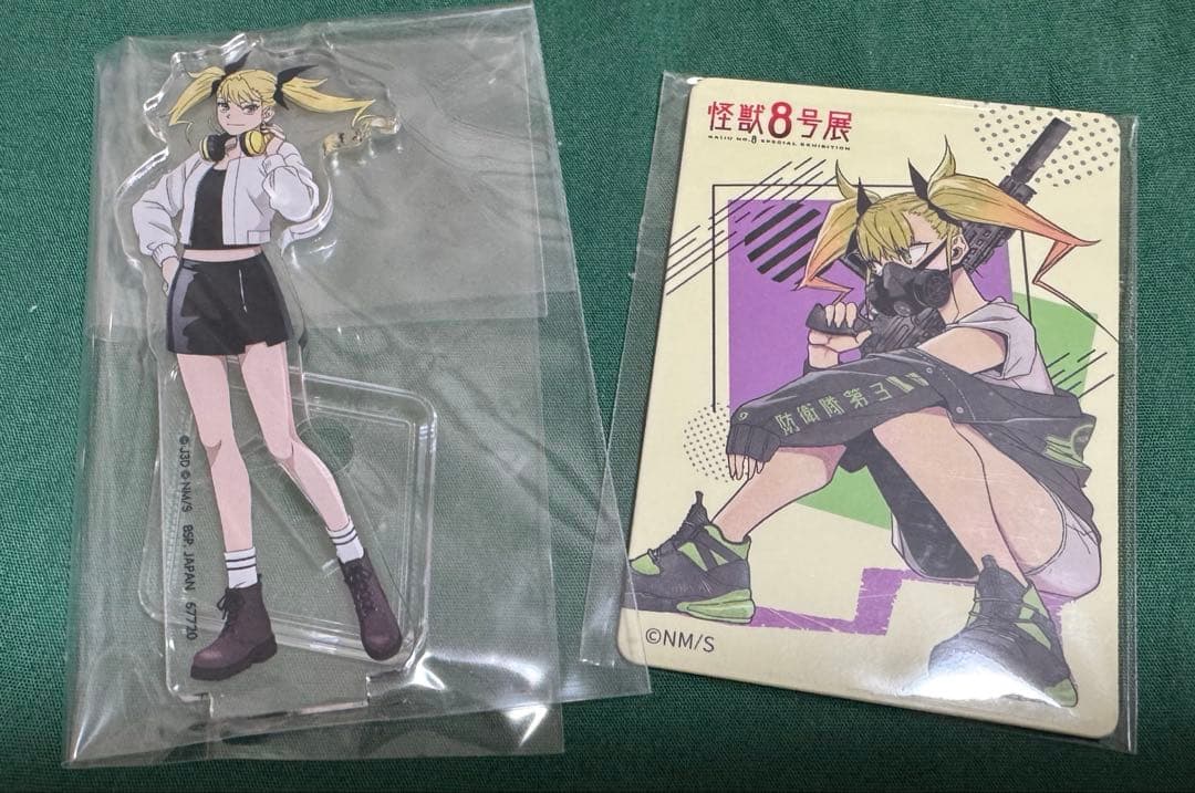 怪獣8号展 マグネットステッカー アクスタ 四ノ宮キコル