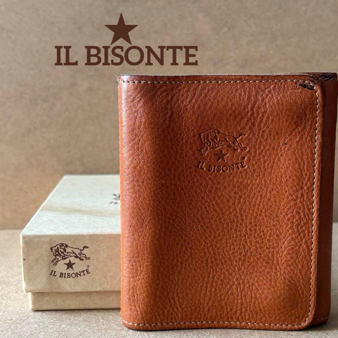 IL BISONTE イルビゾンテ システム手帳 5穴 レザー 箱袋付き