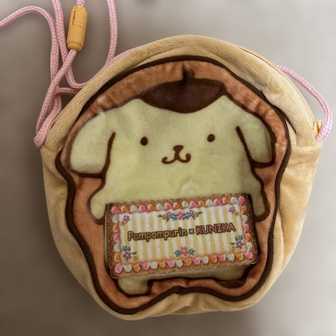 ポムポムプリン ショルダーポシェット没有明显的损伤或污渍