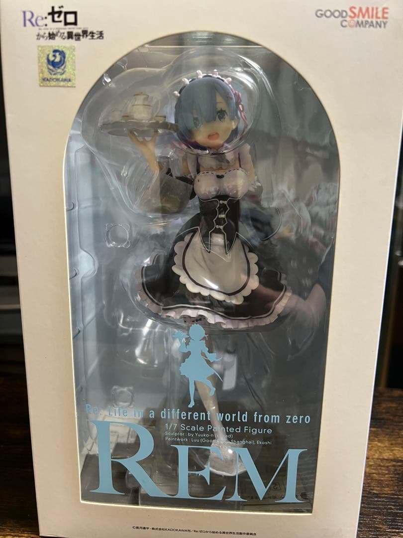 Re:ゼロ REM フィギュア 1/7GOOD SMILE COMPANY;没有明显的损伤或污渍