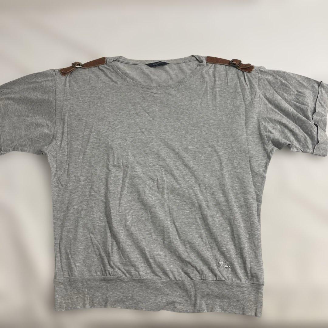 バーバリー 半袖 Tシャツ サイズ1 グレー　J4