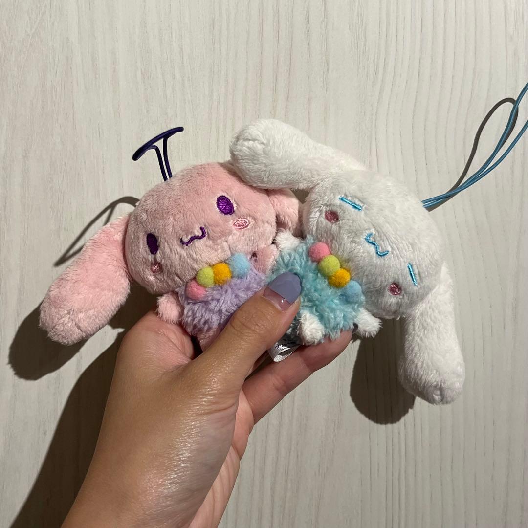 シナモロール マスコット ぬいぐるみ 2点セット没有明显的损伤或污渍