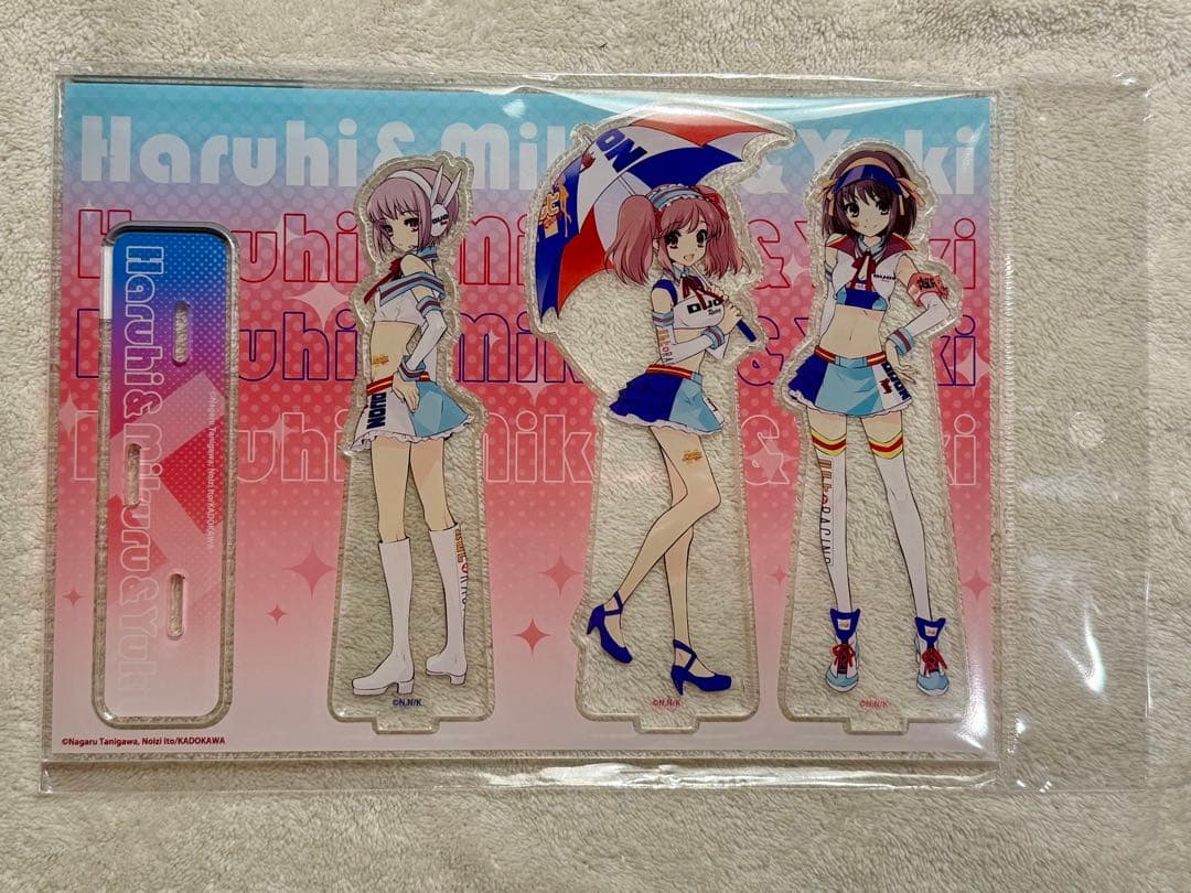 涼宮ハルヒの憂鬱 コトブキヤ アクリルジオラマスタンド 長門有希 朝比奈みくる