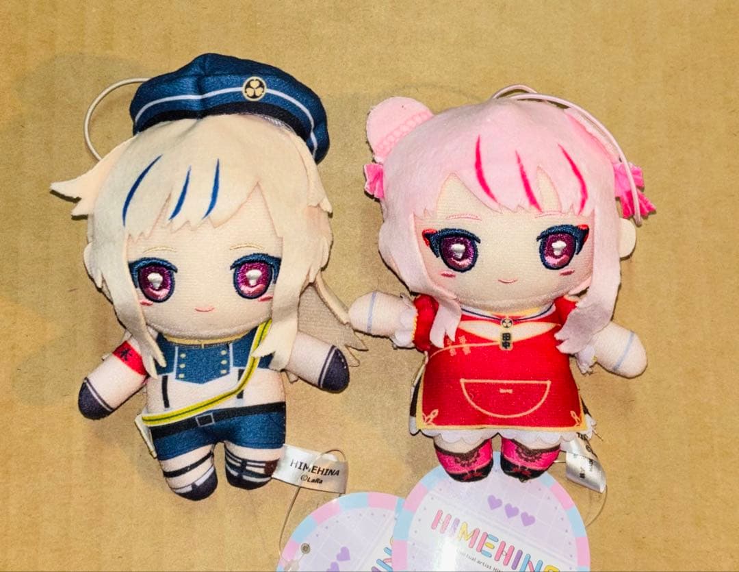 HIMEHINA ヒメヒナ ボイスマスコットぬいぐるみ ラウンドワン　2種セット