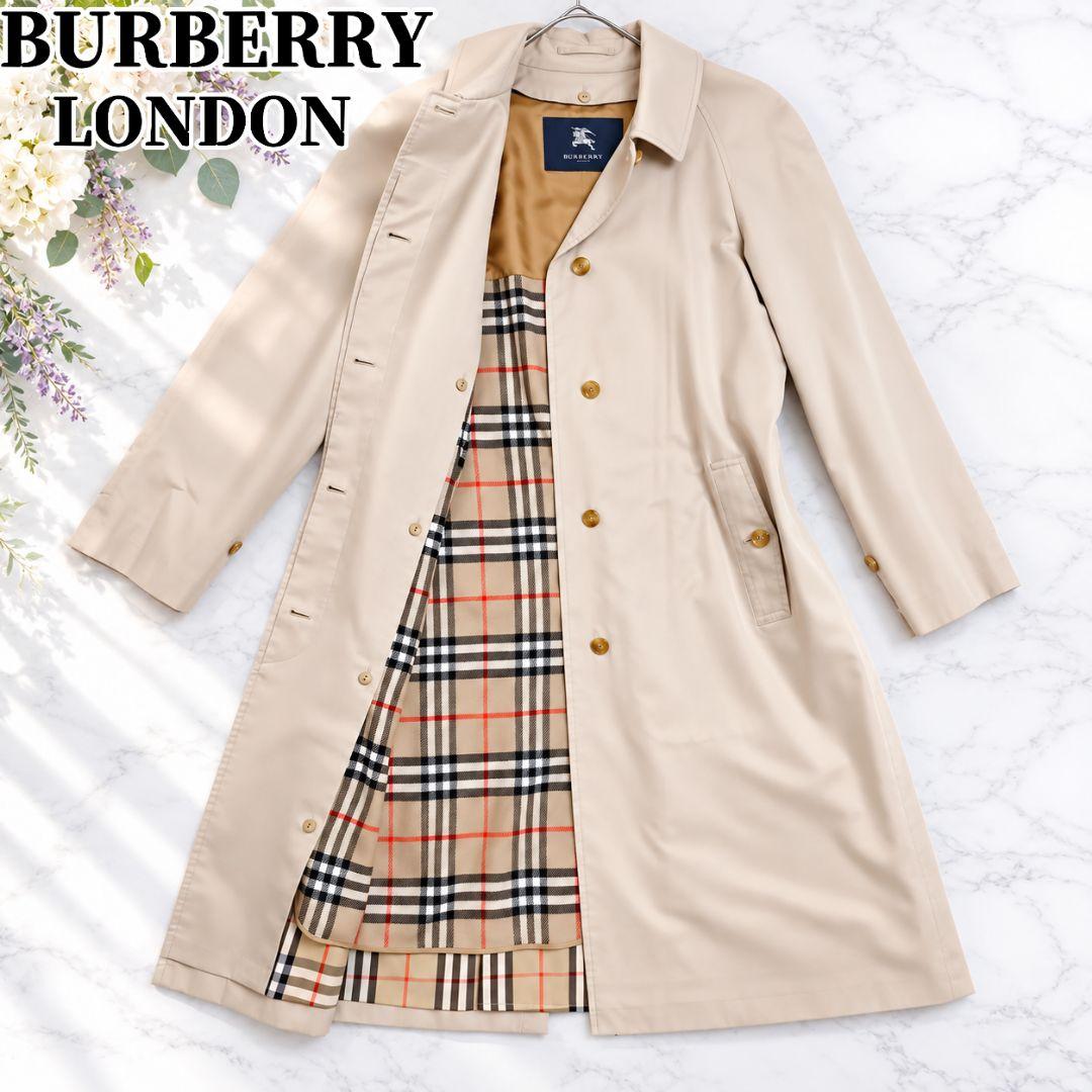 BURBERRY LONDON ステンカラーコート ライナー 付き 青タグBURBERRY LONDON;没有明显的损伤或污渍