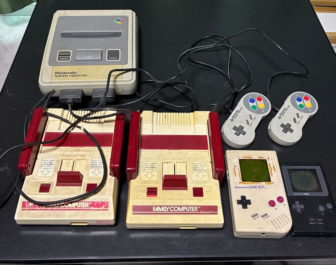 レトロゲーム機セット アドバンスとゲームボーイcolor追加有损伤或污渍