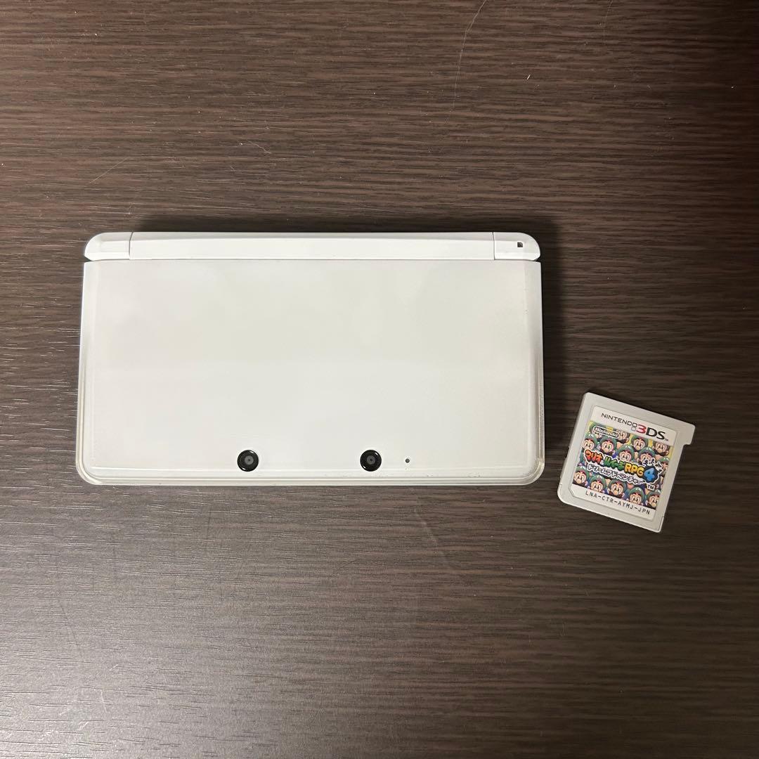 【ジャンク品】Nintendo 3DS 本体 ホワイト ソフト付